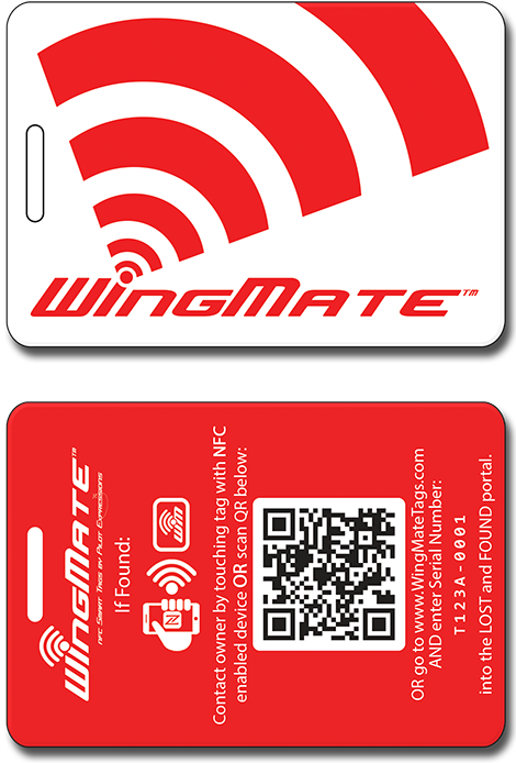 wingmate traveler Luggage tag